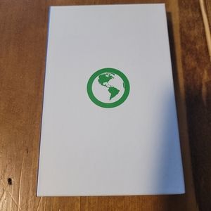 4 Ocean earth day green bracelet with placement holder.